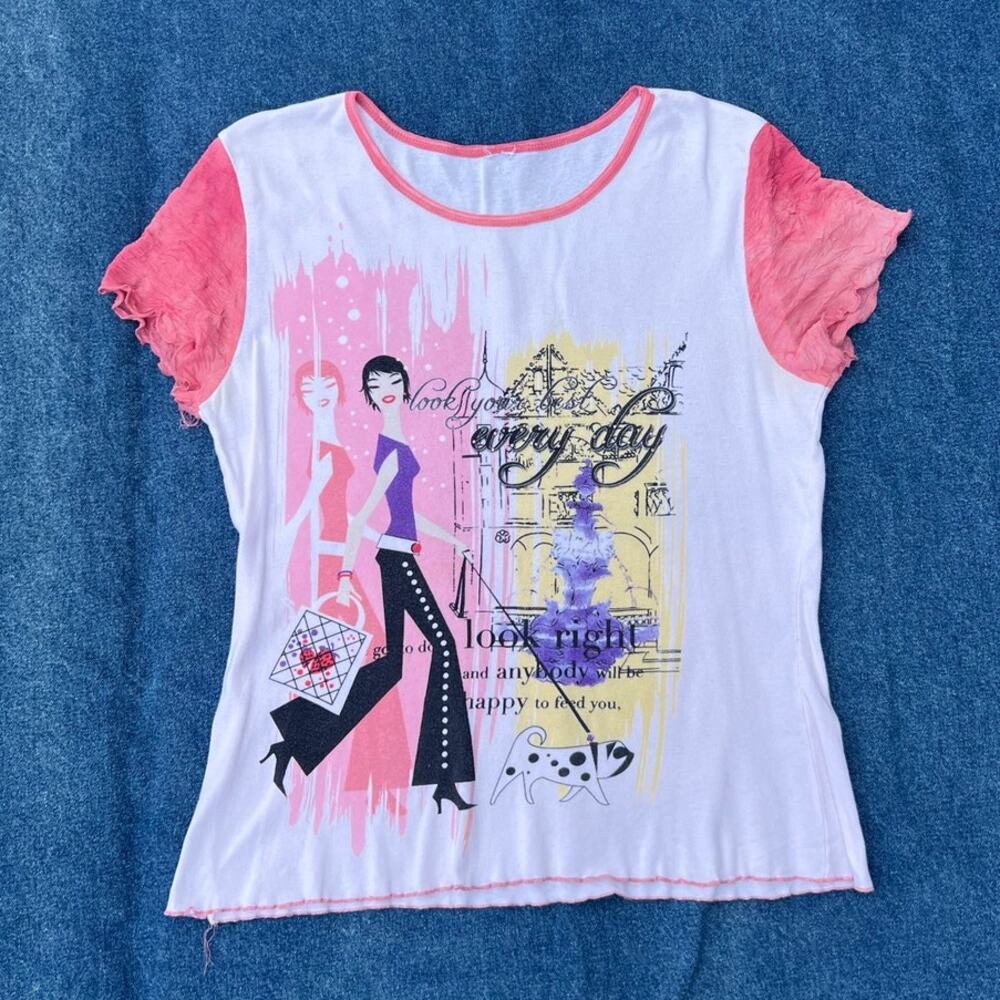 y2k diva look your best every day girl graphic tee